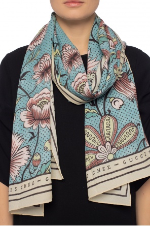 Patterned scarf, zdjęcie 2 Patterned scarf od Gucci